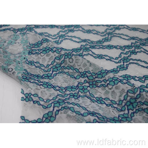 Nylon Cotton Polyester Lace Fabric